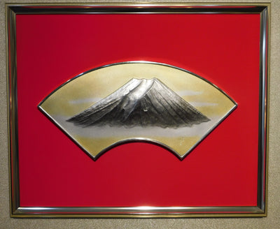 Pure silver framed Fan face of Mt.Fuji 7