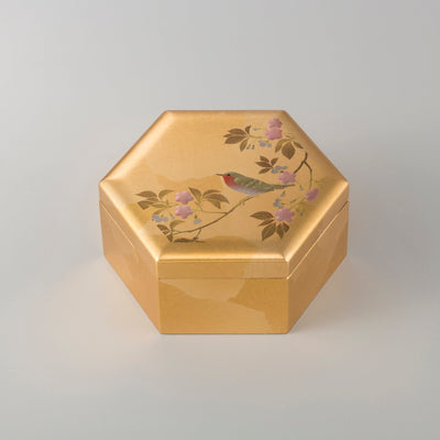 Hanami-tori (bird and cherry blossoms) Small Box