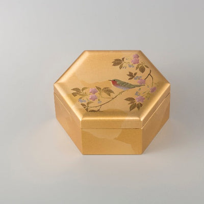 Hanami-tori (bird and cherry blossoms) Small Box