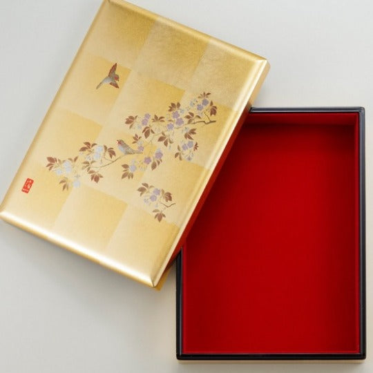 Hanami-tori （bird and cherry blossoms） Document Box(A4)