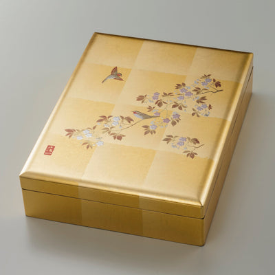 Hanami-tori （bird and cherry blossoms） Document Box(A4)