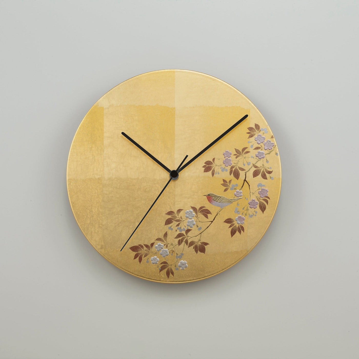 Hanami-tori (bird and cherry blossoms)   Wall clock