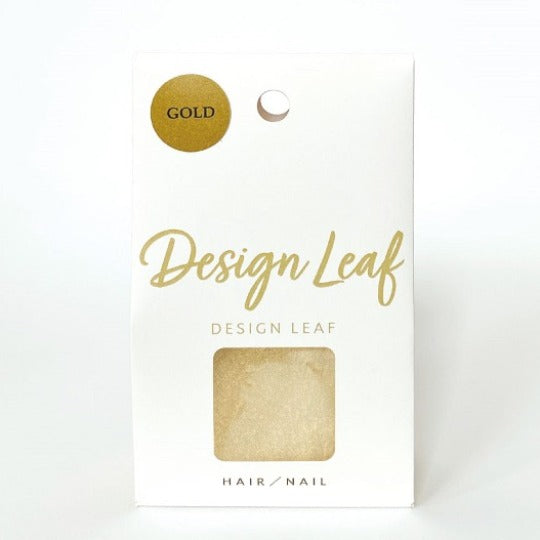 DESIGN LEAF Faux Gold Leaf Sheets (4 Sheets) -  4 TYPE SET【A】