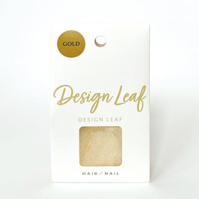 DESIGN LEAF Faux Gold Leaf Sheets (4 Sheets) -  4 TYPE SET【A】