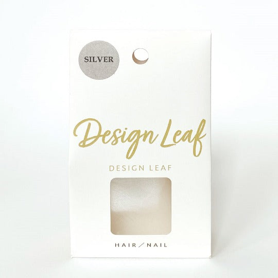 DESIGN LEAF Pure Silver Leaf Sheet (4 Sheets) - 4 TYPE SET【C】