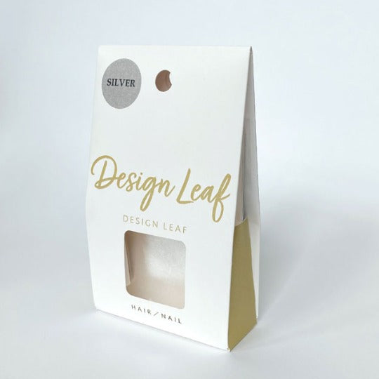 DESIGN LEAF Pure Silver Leaf Sheet (4 Sheets) - 4 TYPE SET【C】