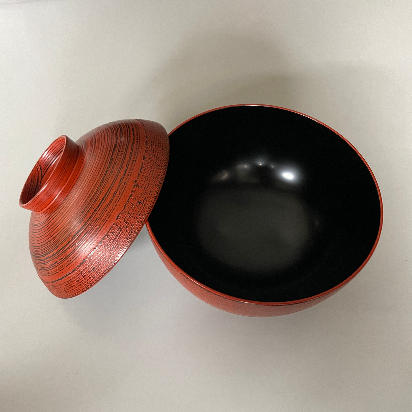 Suimono Wan  Cloth Edge  Negoro Lacquer 1 pieces[Size: 11.5cm diameter, 6.0cm height]