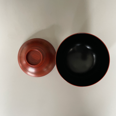 Suimono Wan  Cloth Edge  Negoro Lacquer 1 pieces[Size: 11.5cm diameter, 6.0cm height]