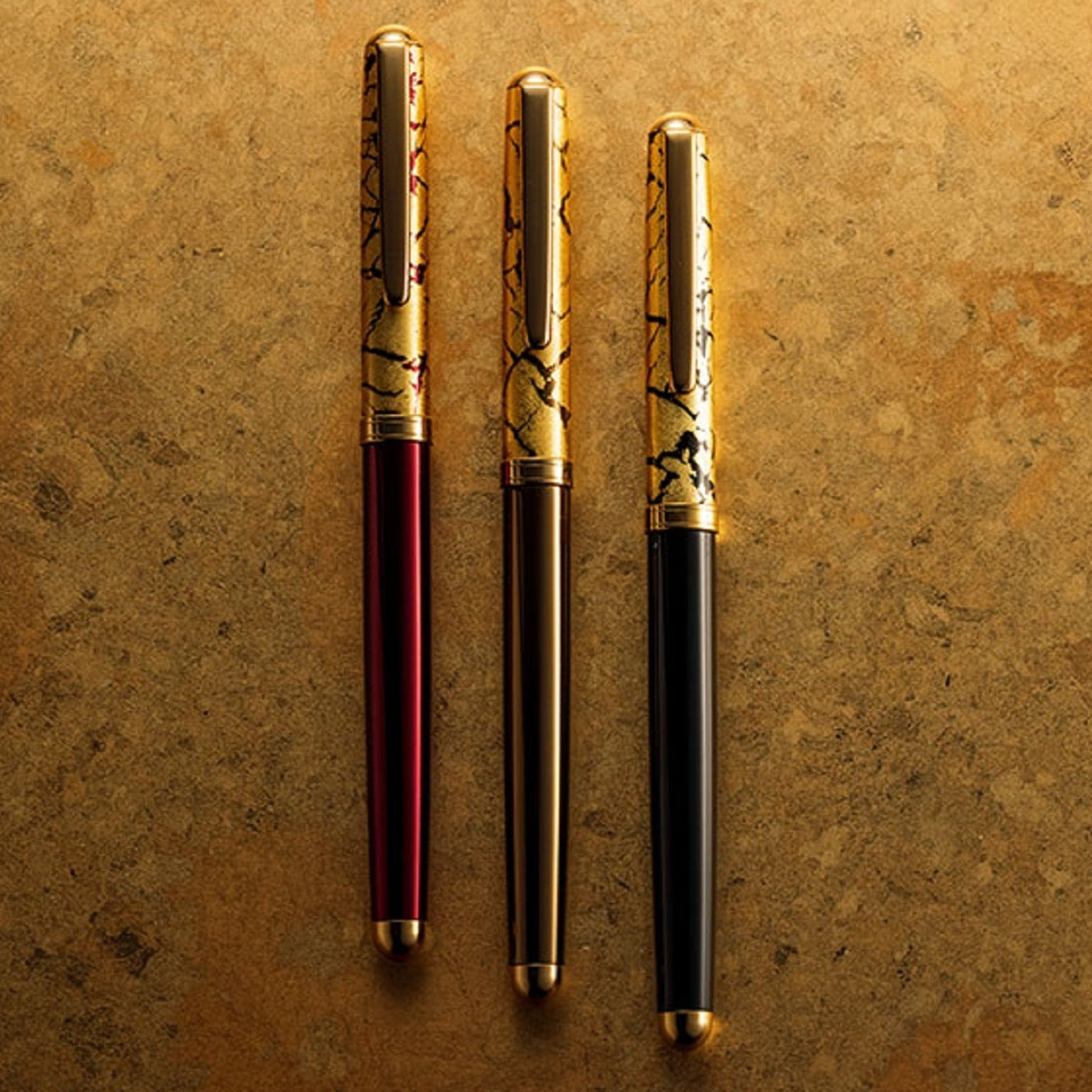 CRACK ballpoint pen  3colors(Black/Wine/Brown)